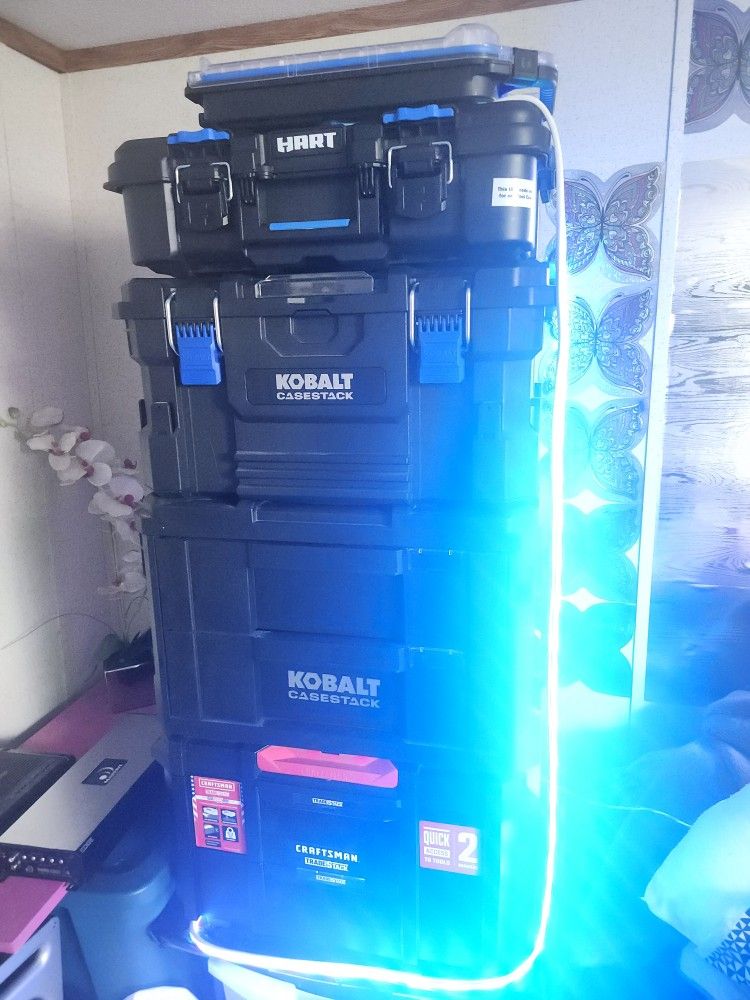 Stackable Toolboxes craftsman Kobalt Hart