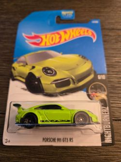 Hot Wheels Porsche 911 GT3 RS in Lime Green