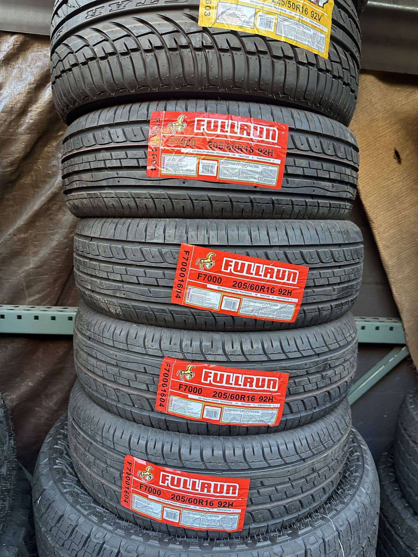 Set 205/60/16 Fullrun New Free Mount And Balance Included