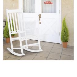 White Rocking Chair, Brand New