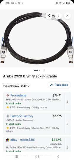 Stacking cable