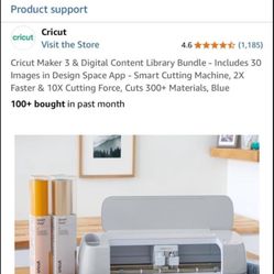 Cricut Maker 3 & Digital Content Library An Extra Vinyl