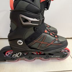K2 Alexis 80 Boa Gray-Coral Womens Inline Skates