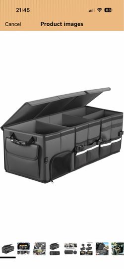 Car Trunk Organizer with Lid