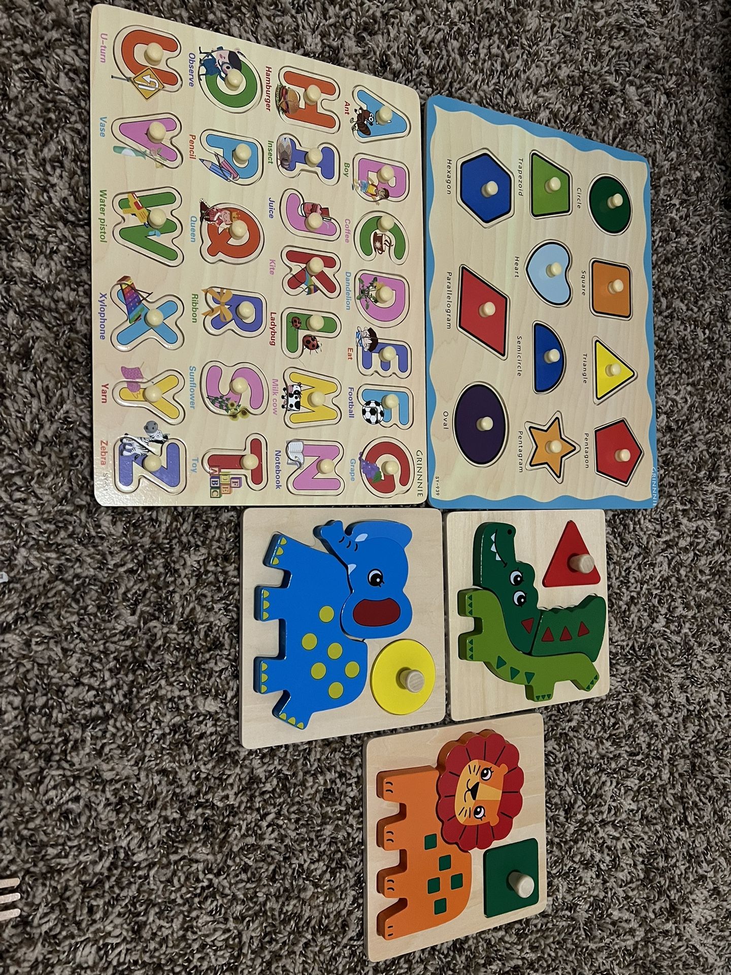 Toddler Puzzles (6 Total)