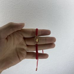 Virgin Mary Rope Bracelet 