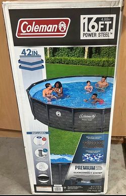 Coleman Power Steel 16ft x 42in Above Ground Pool