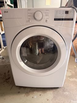 LG Electric Dryer - 7.4cu Front Load