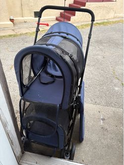 4 in 1 pet stroller with detachable carriers