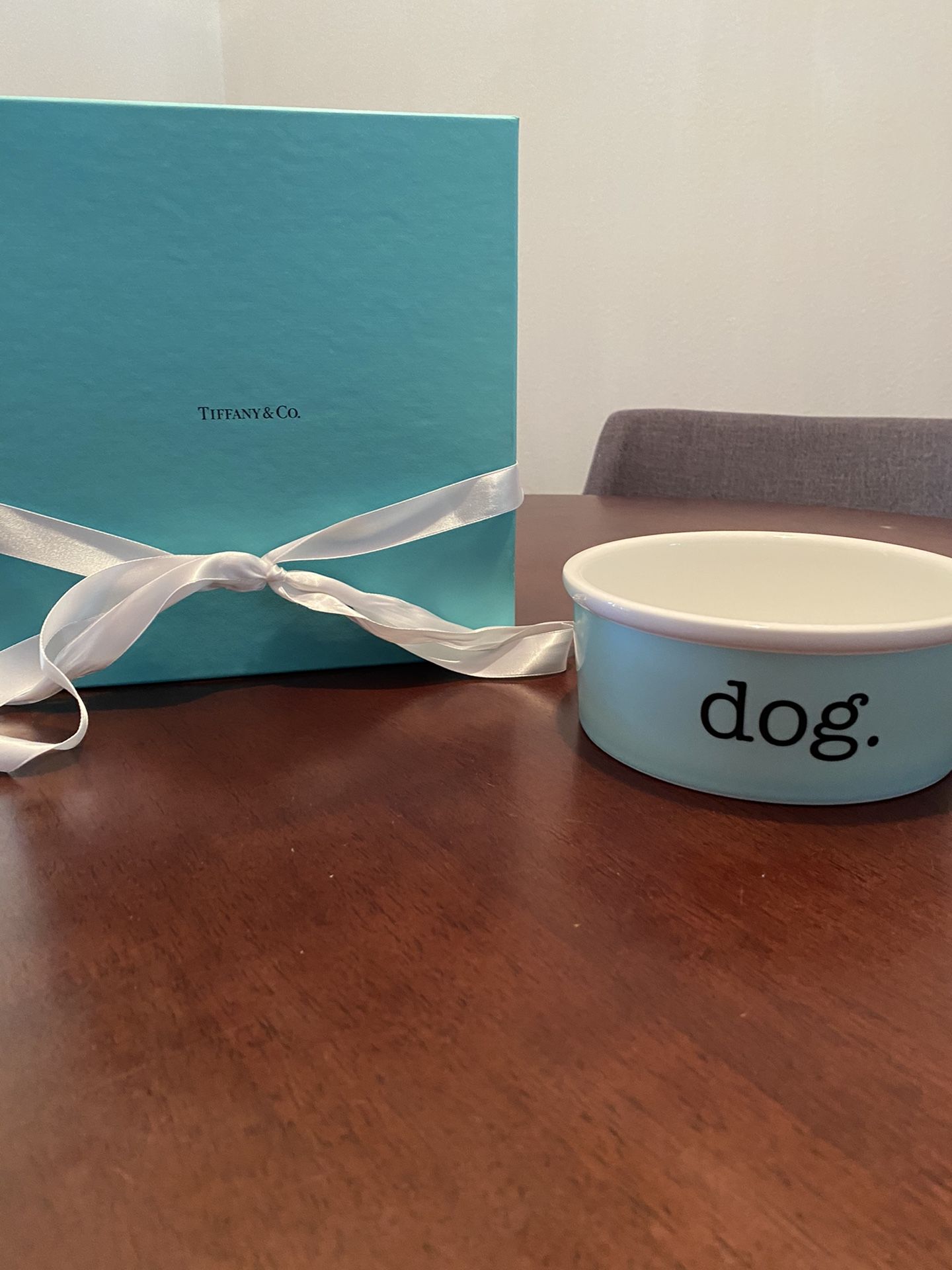 Tiffany & Co dog bowl