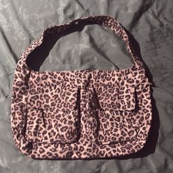 Tote bag /leopard print/American eagle