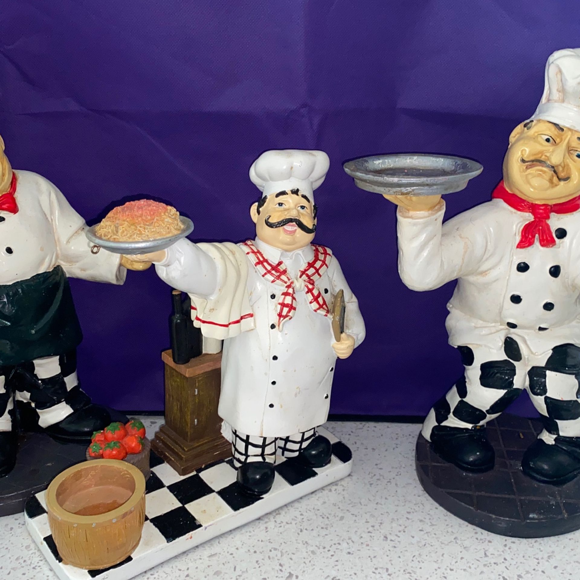 3 Italian Men Kitchen Decoration