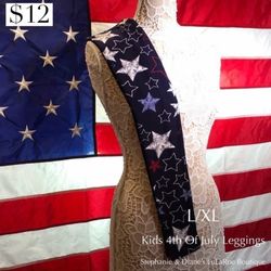 Kid Lularoe 4th Of July Leggings Size L/XL