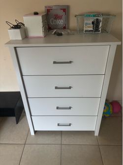 White dresser
