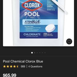 Pool Chemical Clorox Blue