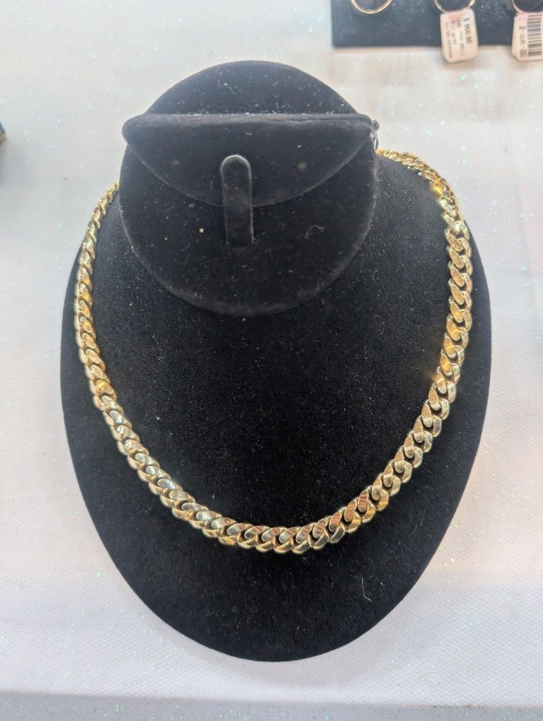 Cuban Chain 14k Gold 148gs