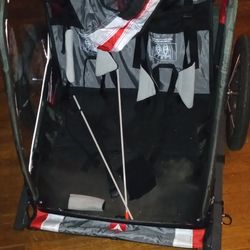 two kid bike trailer 