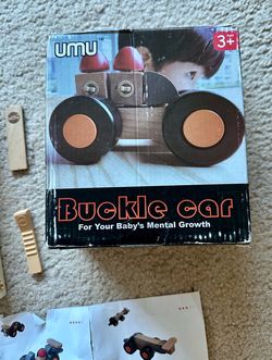umu Wooden Buckle Car Building Set