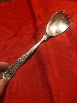 Beautiful Spoon- fork buffet server silver plated from England