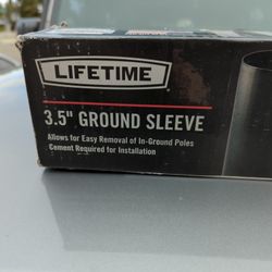 Lifetime 3.5" Ground Sleeve For In-ground Poles