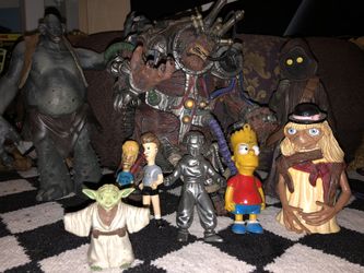 Assorted figurines