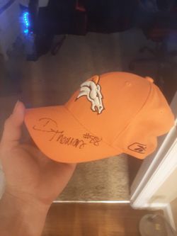 Demarius Thomas Autographed Broncos Hat