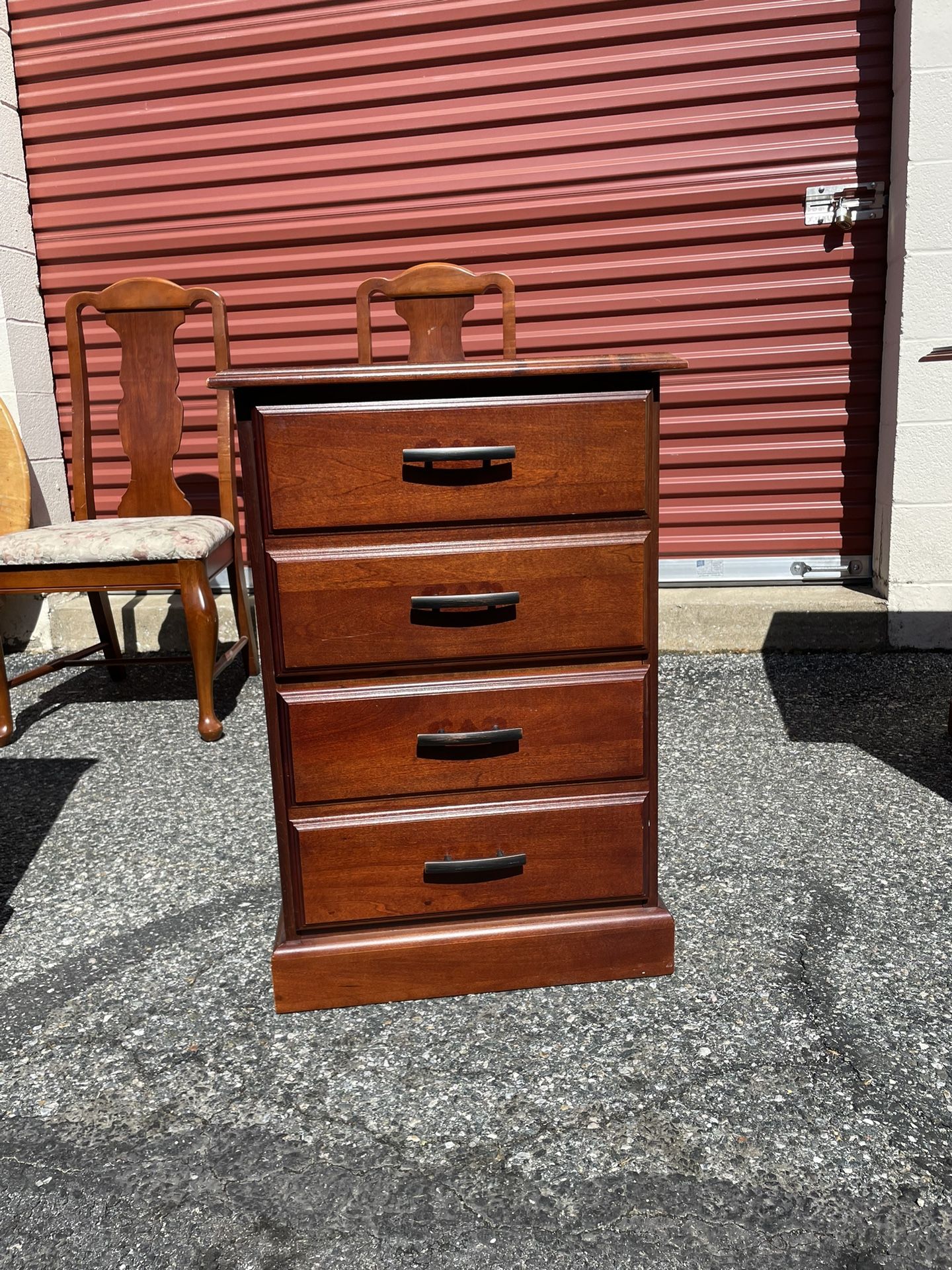Wood File Cabinet
