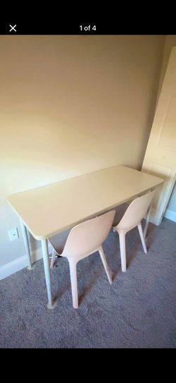 Table with two chairs set