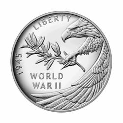 SEALED 2020 75th Anniversary END of WW2 Silver PROOF AMERICAN EAGLE - UNOPENED
