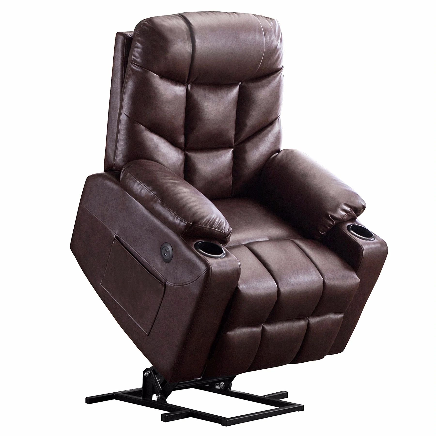 Mcombo Power Lift Recliner Chair for Elderly, Positions, Side