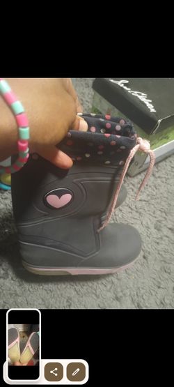 PERFECT TIME OF YEAR for Girls Size 11 Toddler Rain Boot