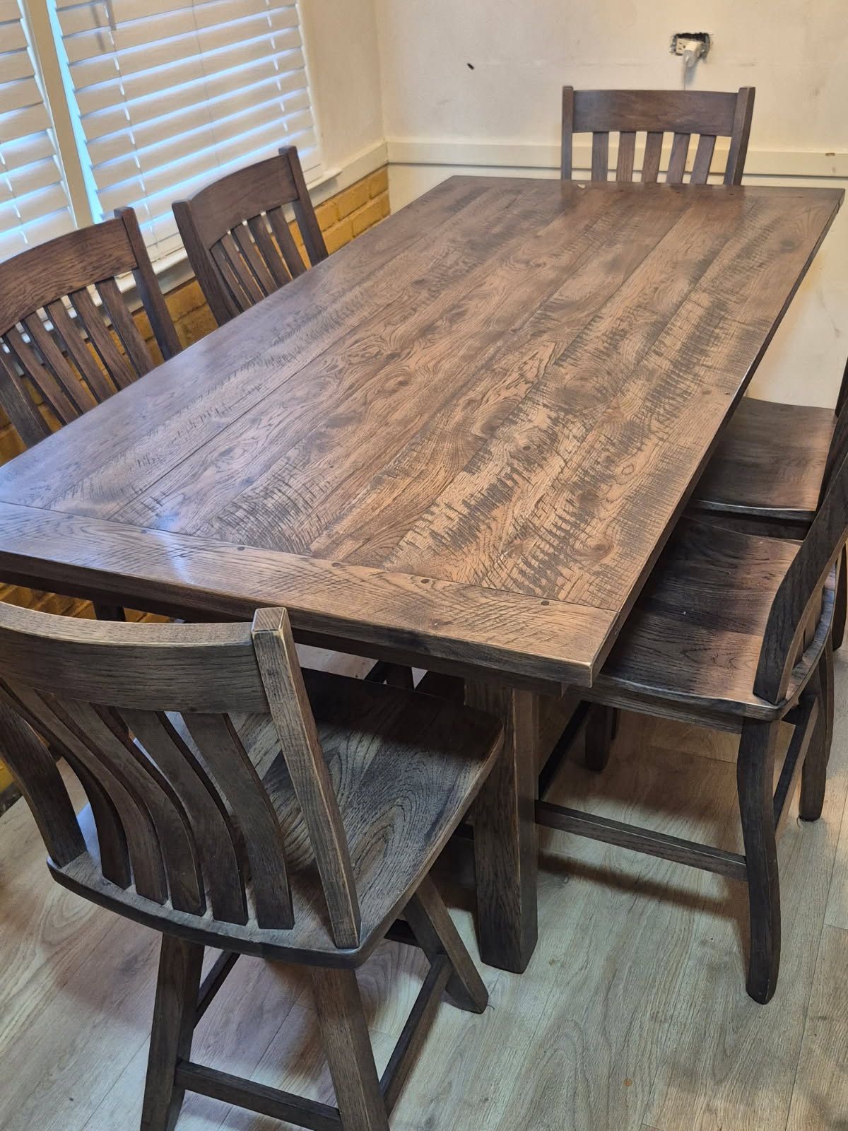Rustic Dining Room Table Set
