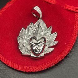 Silver 925 goku pendant 