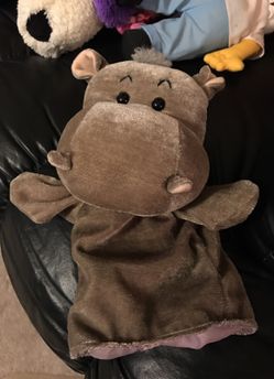 Hand puppet hippo