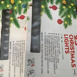 2 Christmas Lights, Clear Vintage