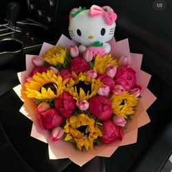 Mixed Peonies Bouquet 