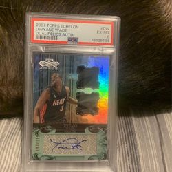 2007 Topps D Wade. Auto
