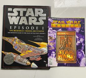 Vintage Star Wars Collector Lot – 1997 Insider #32 + Episode I Cross-Sections