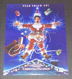 🔥 Chevy Chase Randy Quaid Signed Autographed 8x10 National Lampoon Beckett COA 🔥