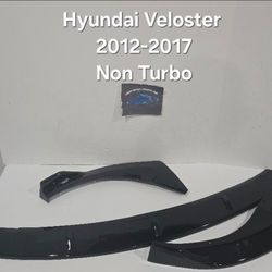 Hyundai Veloster 2012-2017 3 Piece Front Bumper Lip 