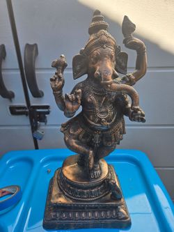 18" Bronze Ganesha Statue