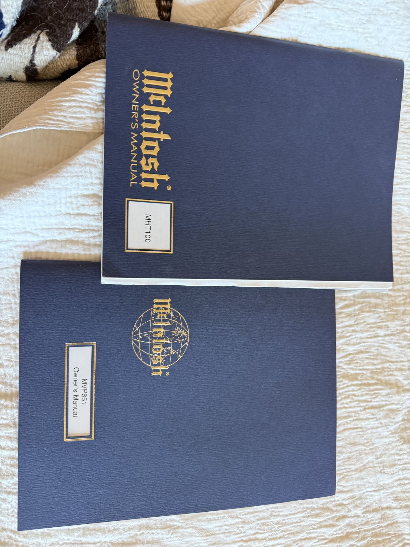 McIntosh MHT100 Integrated Amplifier And MVP851, DVD Player