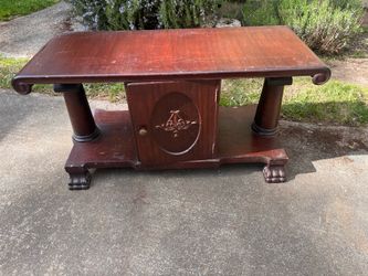 Empire style antique coffee table