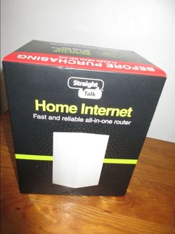 Straight Talk Home Internet Router 4G 5G-LTE, Home Internet Prepaid Service