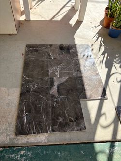Black Marble 12x12 tiles + Pieces