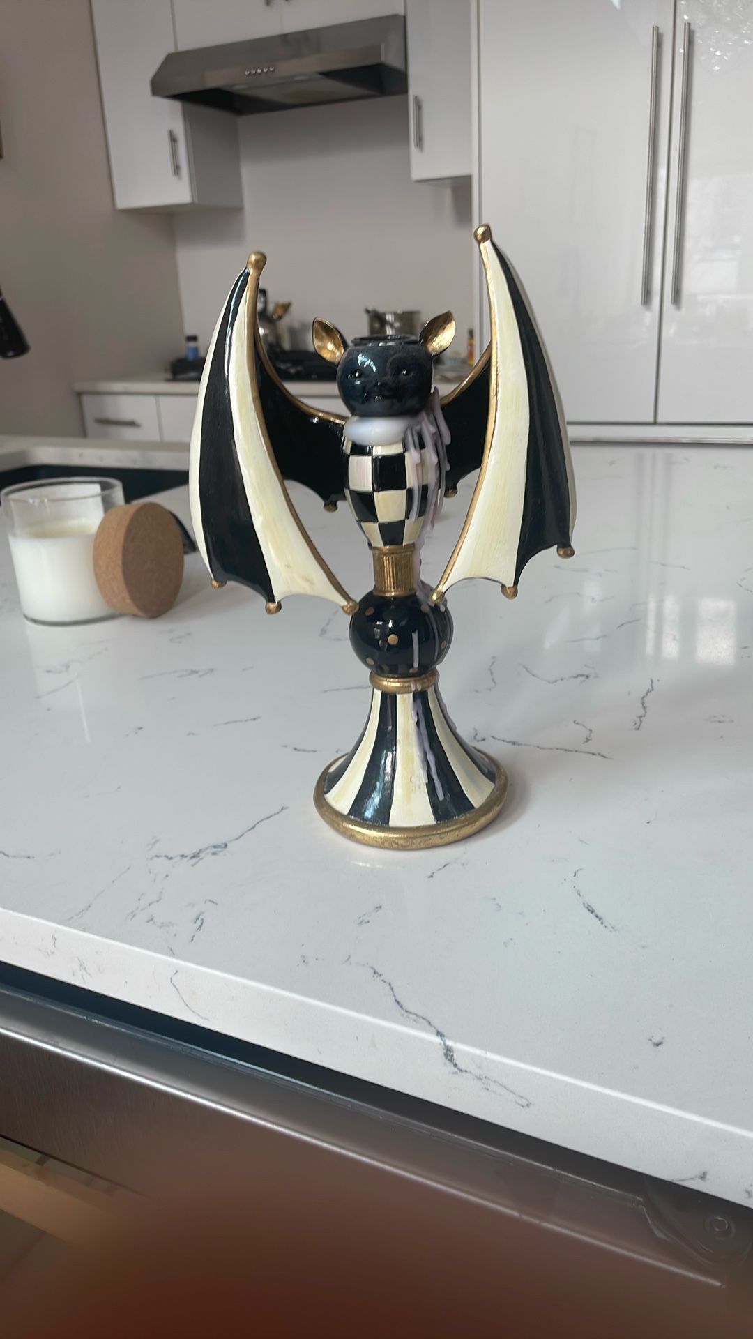 Mackenzie Childs Bat Candle Holder 