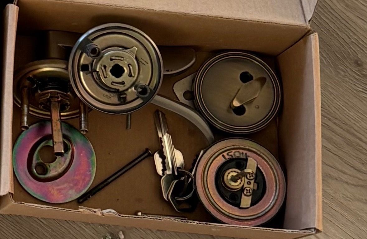 Patio Door Deadbolt Set