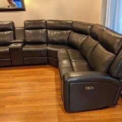 New Gray Power Recliner Sectional Couch / Free Delivery 