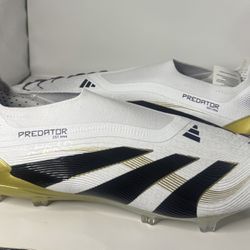 Men's Adidas Predator Elite Laceless Firm Ground Soccer Cleats JI1079 Size 13