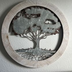 Wood And Metal Wall Art